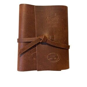 Rustico Journey Photo Album Brown Fold Over Flap Photo Book Holds 4 X 6 Pictures